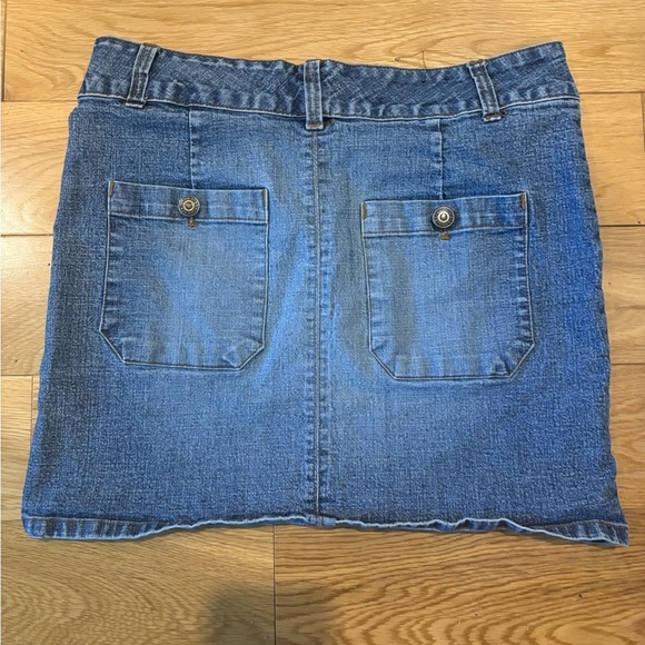 Vintage Denim Blue Women's Skirt - Picture 4 of 4